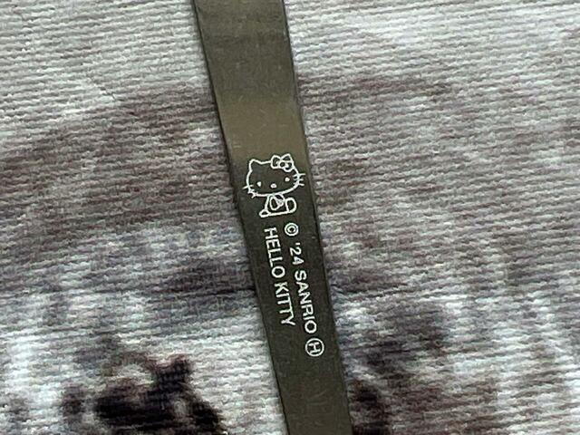 さりげないキティちゃんの刻印がうれしいポイント！