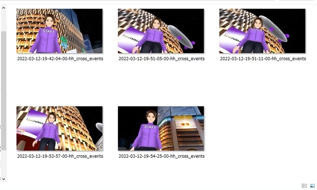 撮影した写真はPC内のフォルダに保存されました／JM梅田ミュージックフェス(β)