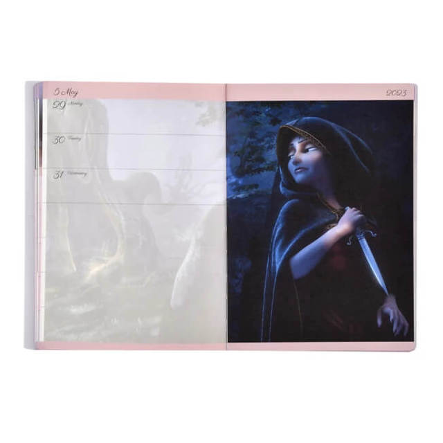 塔の上のラプンツェル 手帳・スケジュール帳 2023 B6 メタリック CALENDARS & ORGANIZERS 1,980円