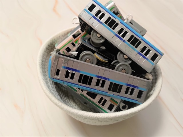 【キャンドゥ】コットンブレンドバスケット（税込220円）