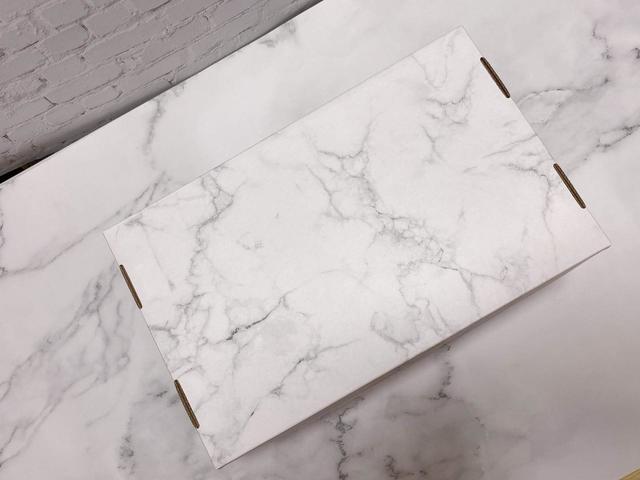 【CanDo（キャンドゥ）×LOVEHOME】大理石柄収納バッグ