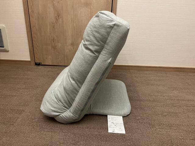 【カインズ　座布団にもなる背もたれイス】リクライニング12段階