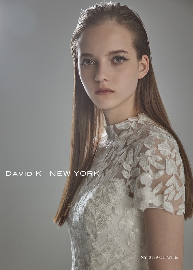 クラウディア｜「DAVID K NEW YORK（デヴィッド ケイ ニューヨーク）新作ウェディングドレス｜NY-0139_Offwhite
