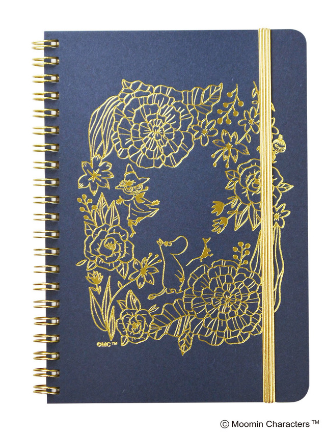 ハイナインノート手帳 リース ネイビー