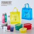 スタイリッシュブローボトル 「スヌーピー」｜各￥ 1,870 （税込）／ビニールランチバッグ 「スヌーピー」｜各￥ 1,265 （税込）