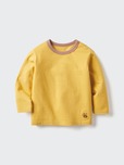 【ユニクロ】「クルーネックT」￥1,290／YELLOW、サイズは80～110cm