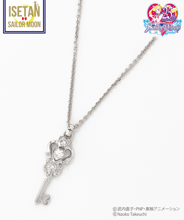 スワロフスキー®クリスタルコラボ 時空の鍵ネックレス