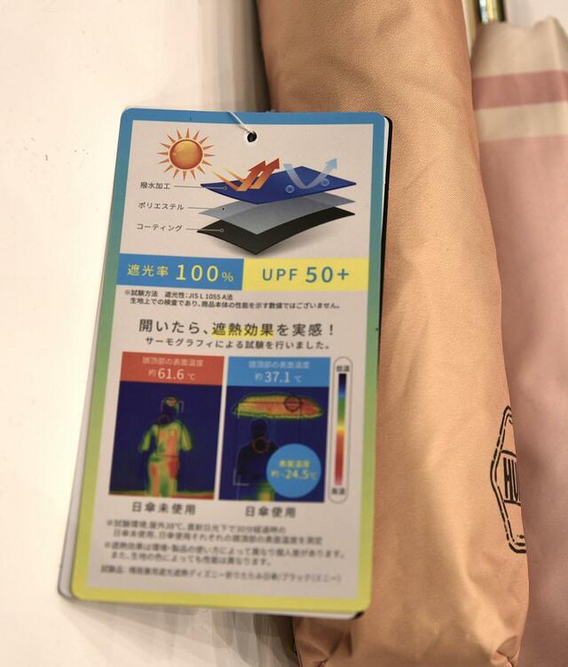 【ワークマン】晴雨兼用遮光遮熱Disney折りたたみ傘