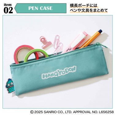 【『SPRiNG 2025年4月号』（宝島社）】横長ポーチにはペンや文具をまとめて