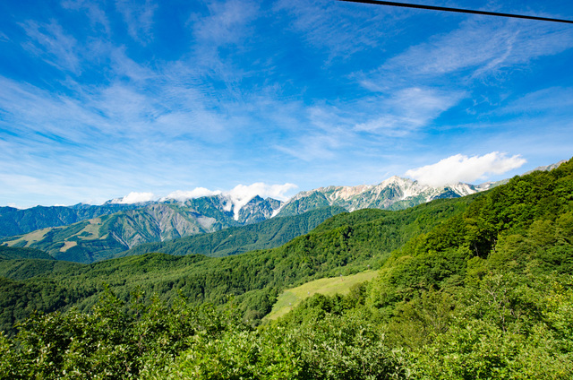 ゴンドラリフト「イヴ」からの景色｜栂池高原