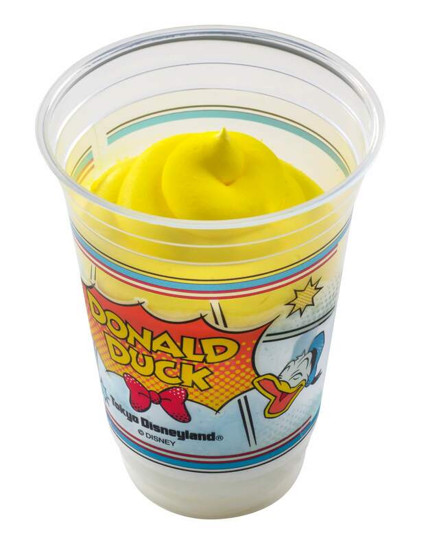 ドナルドダックのハーモニーフロスティ(ラムネ&ヨーグルト) 700円｜提供店舗：東京ディズニーランド「トゥーントーン・トリート」｜スペシャルイベント「ディズニー・パルパル―ザ」第2弾「ドナルドのクワッキー・ダックシティ」スペシャルメニュー