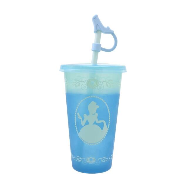 シンデレラ タンブラー カラーチェンジ ストローキャップ付き プリンセスシルエット Drinkware 1,500円