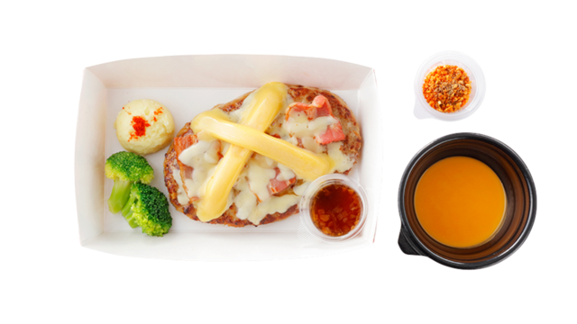 「テイクアウト・宅配 ガーリックベーコンメルティーチーズバーグ」＜1,115円～＞【びっくりドンキー夏の新メニュー】