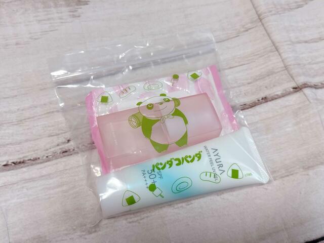 今回は汗拭きシートや日焼け止め、冷感スプレーを収納