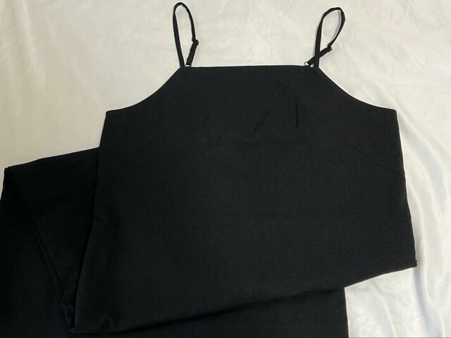 【AMERICAN HOLIC イージーケアジレベスト＋Iラインワンピース】ベストとIラインのワンピースのセット。セットで着ても別々で着てもOK！