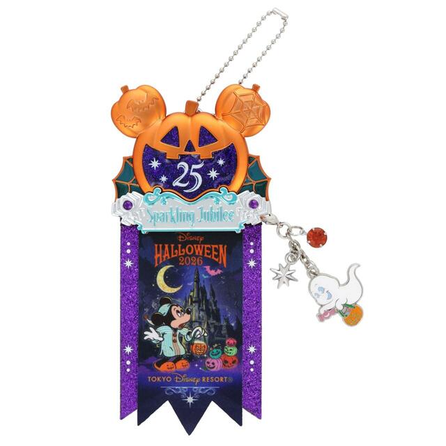 ジュビリーバッジセット 2,500円|東京ディズニーリゾート「ディズニー・ハロウィーン」グッズ|販売店舗:東京ディズニーシー「エンポーリオ」|発売日:2026年9月15日(火)