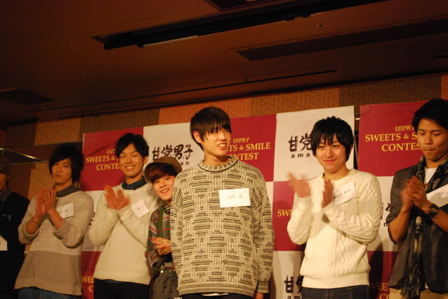 『甘党男子』イベント／スイーツスマイルコンテスト・審査員特別賞は山下 礼さん