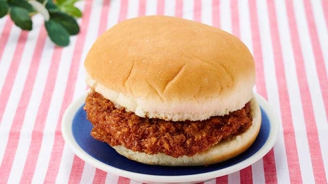 四元豚のとんかつバーガー