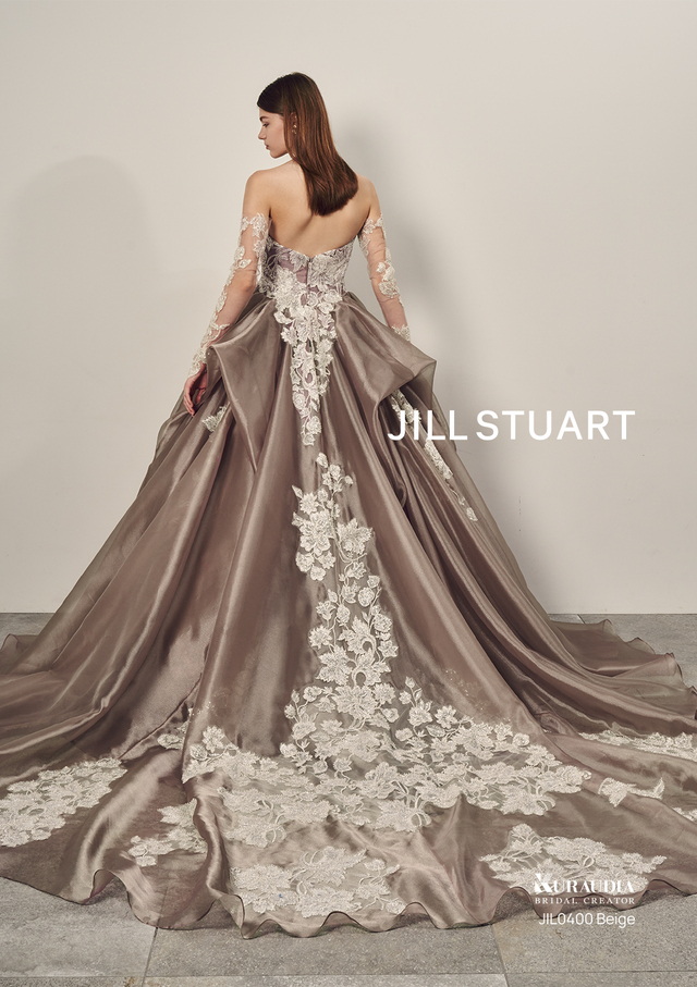 ジルスチュアート 新作ウェディングドレス　JIL-0400_Beige