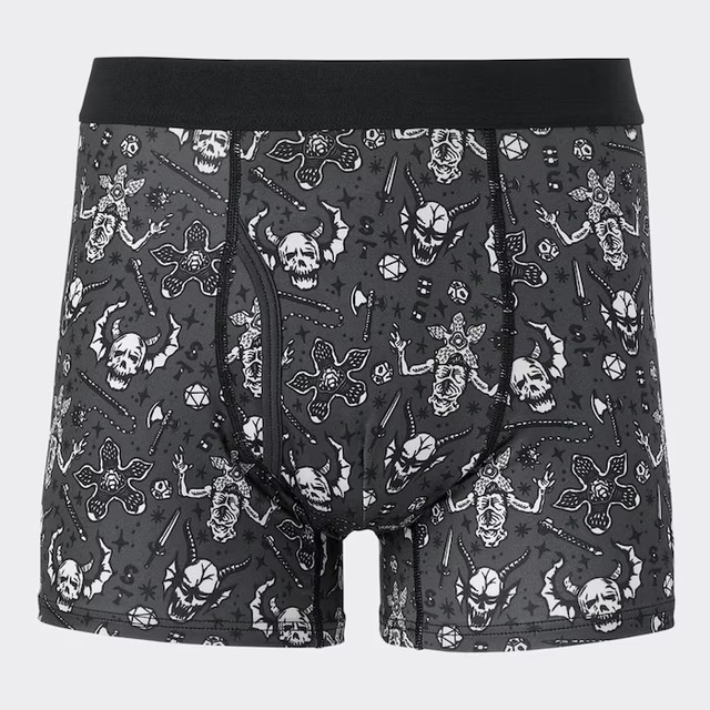 スタイルドライボクサーパンツ 590円｜GU×Netflix「ストレンジャー・シングス 未知の世界」