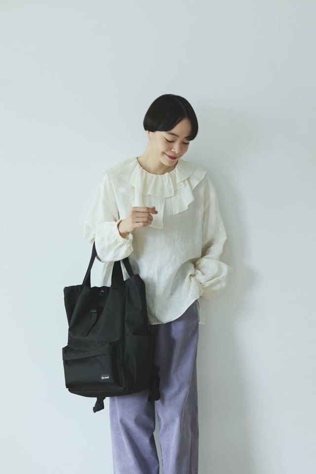 【『スタイリスト佐藤かなさんの理想を叶えた いちばん使える3wayトートバックパックBOOK』（宝島社）】バックパック、トートバッグ、巾着バッグの3wayで使い回せるバッグが登場！