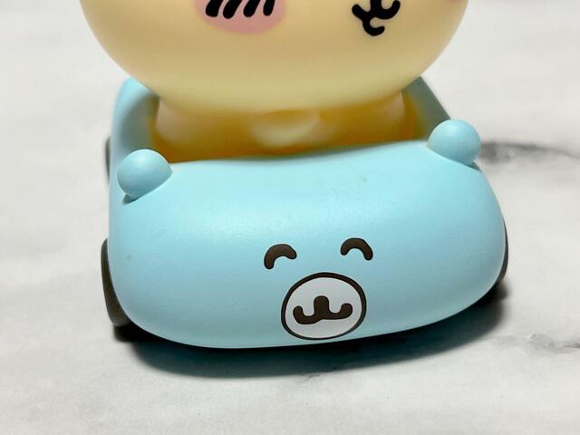 うさぎの車はベビーブルー！