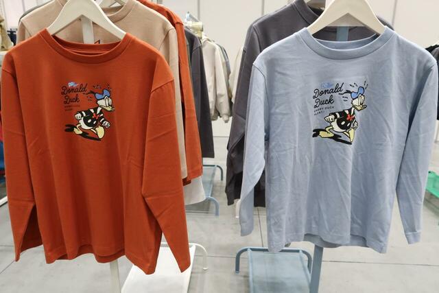 Disney長袖クルーネックTシャツKids