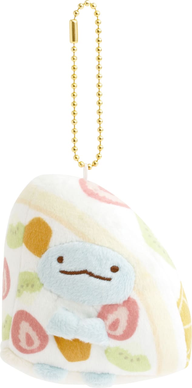 【すみっコぐらし新商品】「ぶらさげぬいぐるみ」1,650円/とかげ(ズコットケーキ)