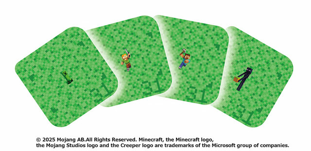 【サーティワン マインクラフト アイスクリームケーキ】ケーキを食べ終わるといずれかのキャラクターが登場する楽しい仕掛け付き！