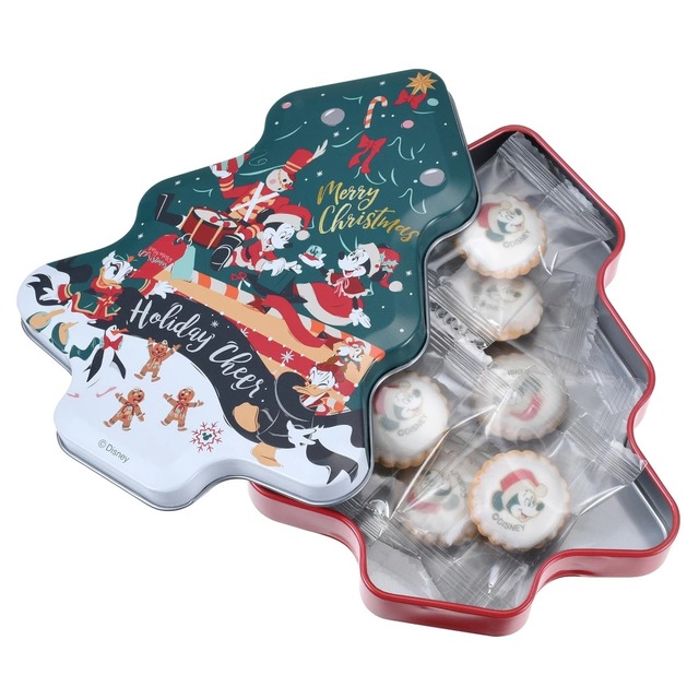 ミッキー＆フレンズ クッキー 缶入り DISNEY CHRISTMAS 2022 864円