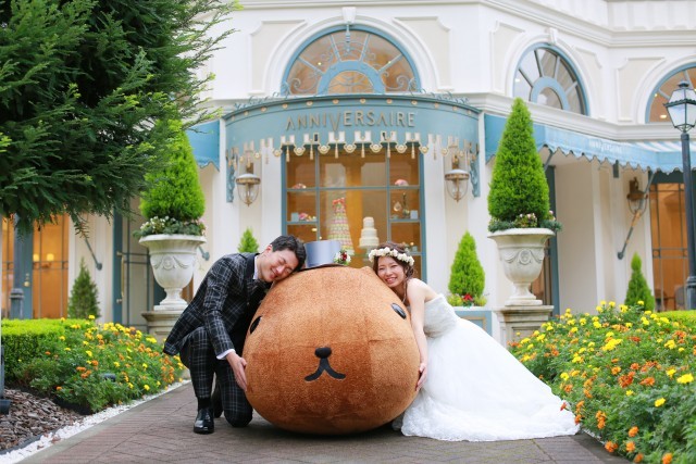 カピバラさんが新郎新婦を祝福！ファンにはたまらないウェディング
