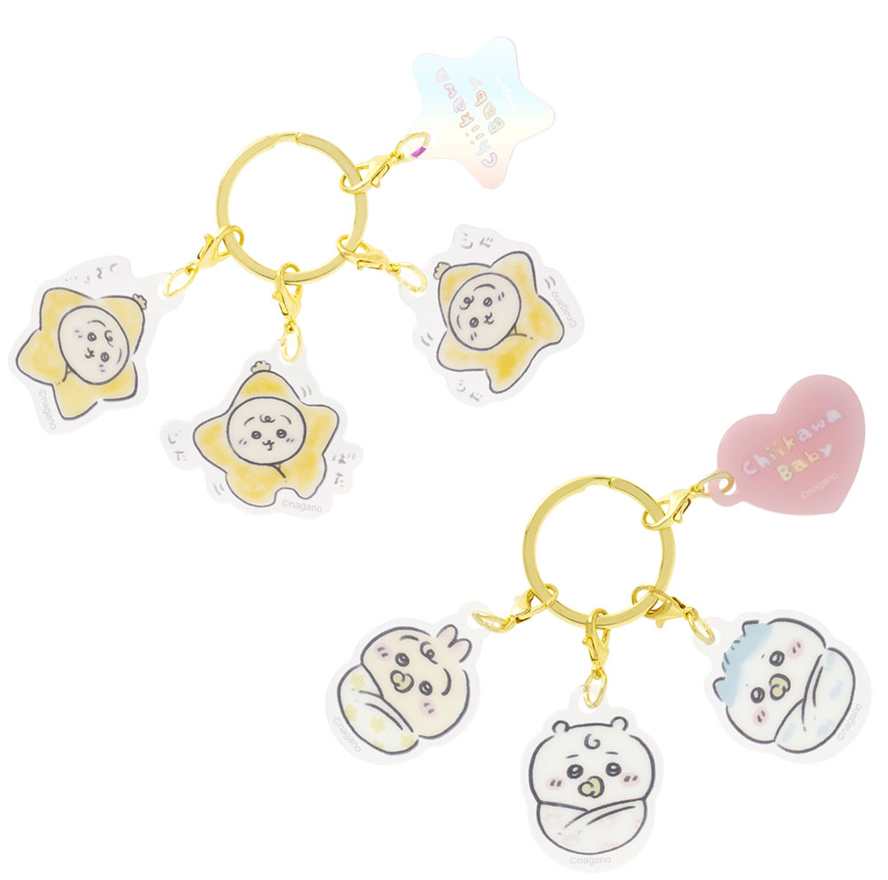 ちいかわ Chiikawa Baby おくるみぬいぐるみ 3点セット ② 🍼新商品🍼 『Chiikawa Baby おくるみぬいぐるみ（全3種）』 各