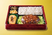 鉄板焼きビーフハンバーグ弁当 オニオンソース