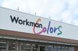 【Workman Colorsイオンモール土浦店】店舗正面のロゴは#ワークマン女子よりも大きく目立つようになっています
