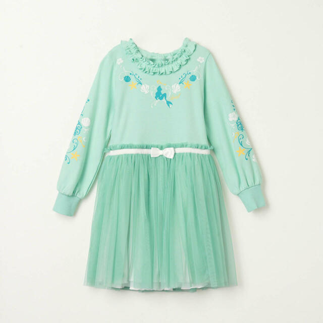 長袖チュールドッキングワンピース(選べるキャラクター)｜￥2,390～￥3,990（税込）