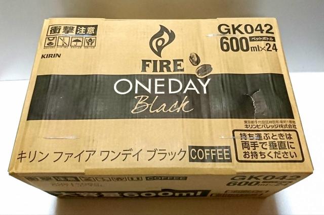 【No.12】【キリンビバレッジ ファイア ワンデイ ブラック 600ml×24本 1798円】苦味と酸味を抑えたスッキリした味わいだから、ゴクゴク飲めちゃいます