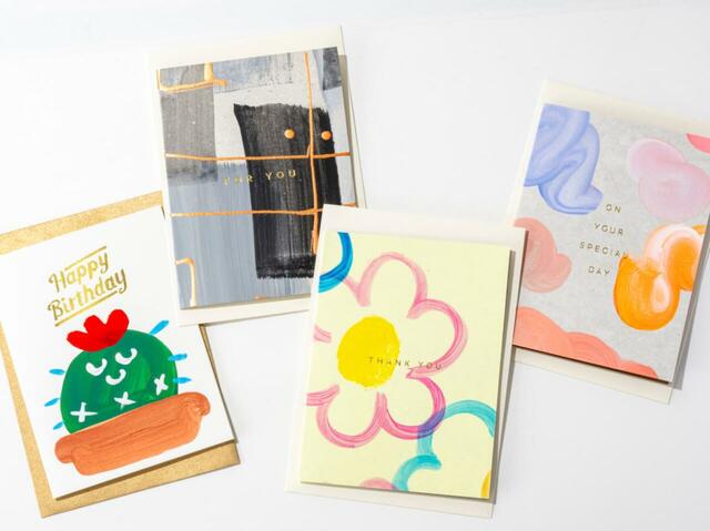 「手描きのメッセージカード」＜価格：1枚 660円（税込）＞【GWもこれを選べば間違いなし！「グランスタ東京」「グランスタ丸の内」2024年オープンショップ“一番売れた逸品”をご紹介！】