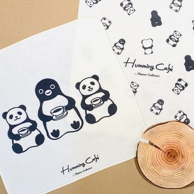 Suicaのペンギンカフェハンカチ