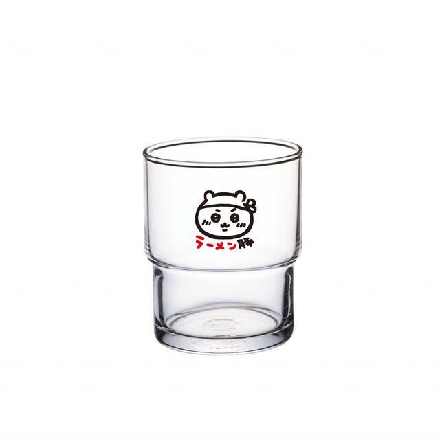 「お冷グラス」＜¥1,100税込＞【「ちいかわラーメン 豚」が名古屋PARCOに期間限定オープン】