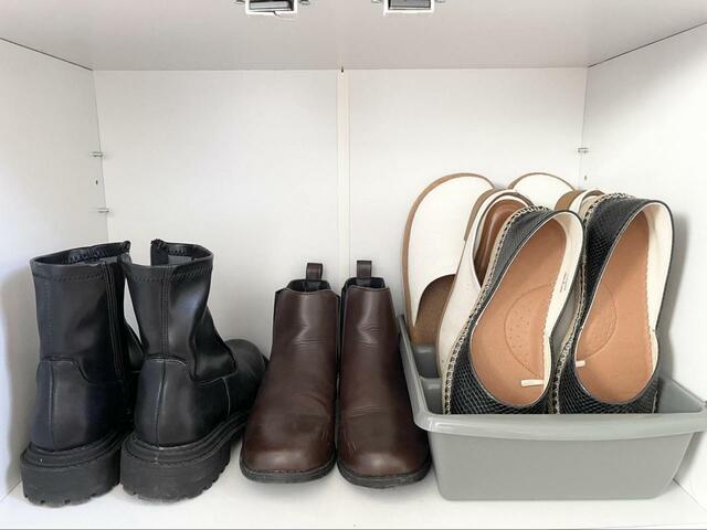 【ニトリ　3倍収納 シューズスペーサー フィット】靴の収納量がアップ！