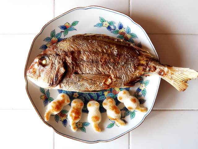 大根おろしニャンと鯛