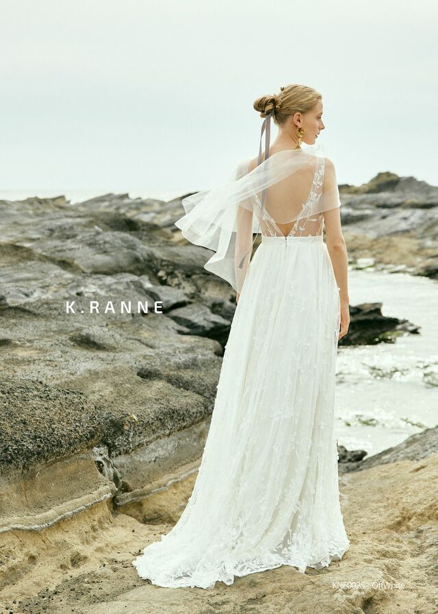 「K.RANNE-クランネ-」新作ウェディングドレス KNE0025_OffWhite