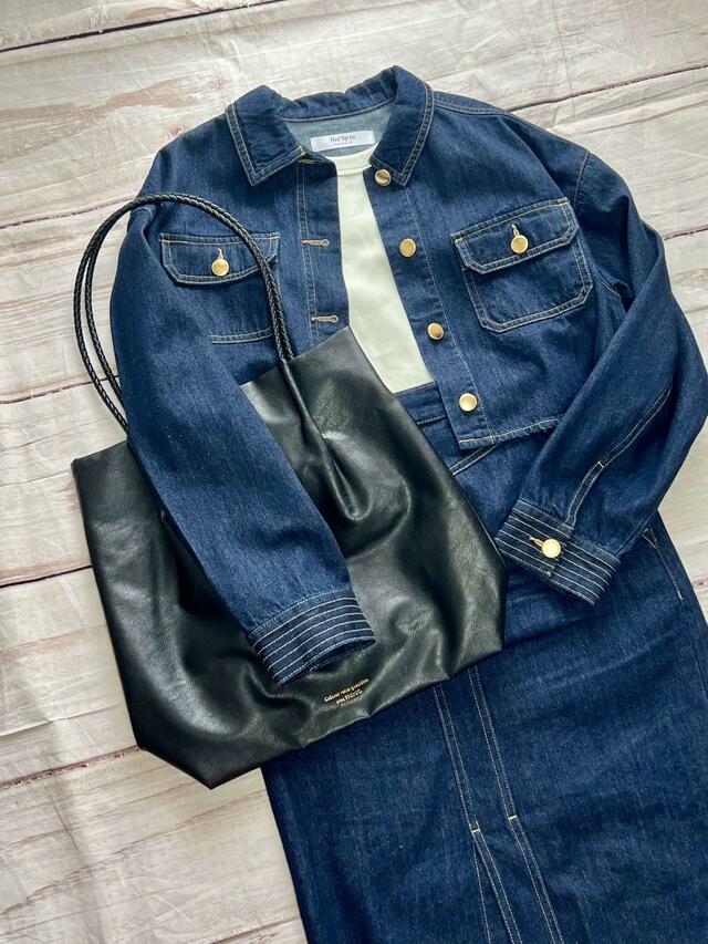 オフのデニムスタイルにもかわいい！【ROPE PICNIC PASSAGE（ロペピクニックパサージュ）】洗えるメッシュハンドルA4トートバッグ