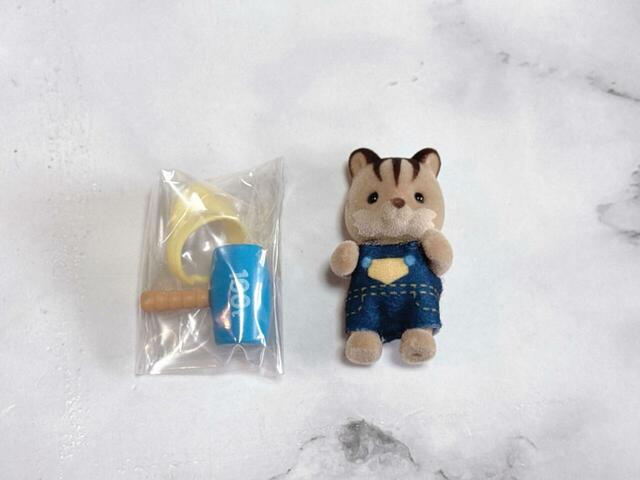 1：くるみリスの赤ちゃんとビッグハンマー・サンバイザーでした！