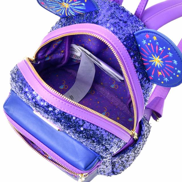 【Loungefly】ミッキー リュックサック・バックパック スパンコール Disneyland Paris 30th Family 11,000円