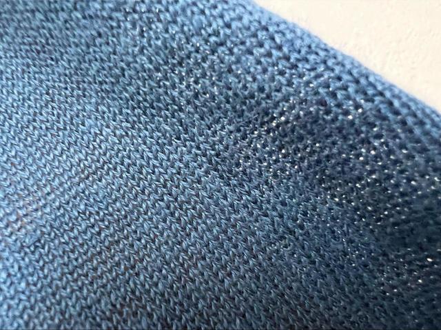 【無印良品 ＵＶカットフレンチリネンクルーネックカーディガン】少し透ける