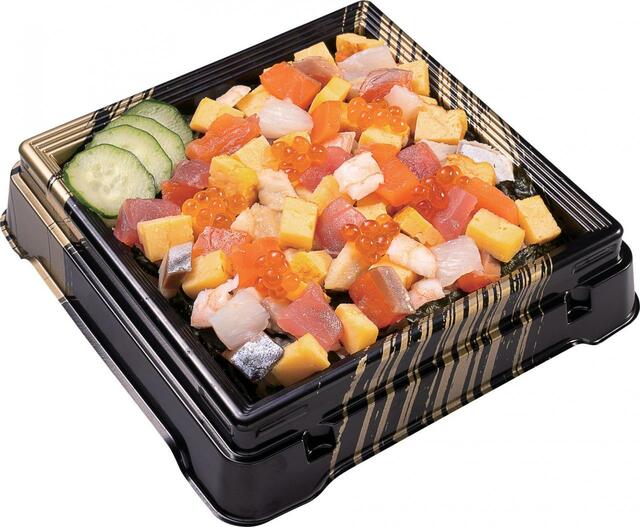 「厳選海鮮ばらちらし」＜ 750円（税込）＞【かっぱのひなちらし】