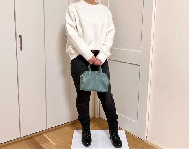 【無印良品 二重編みスウェットシャツ】キレイめコーデにもカジュアルコーデにもぴったりなスウェット