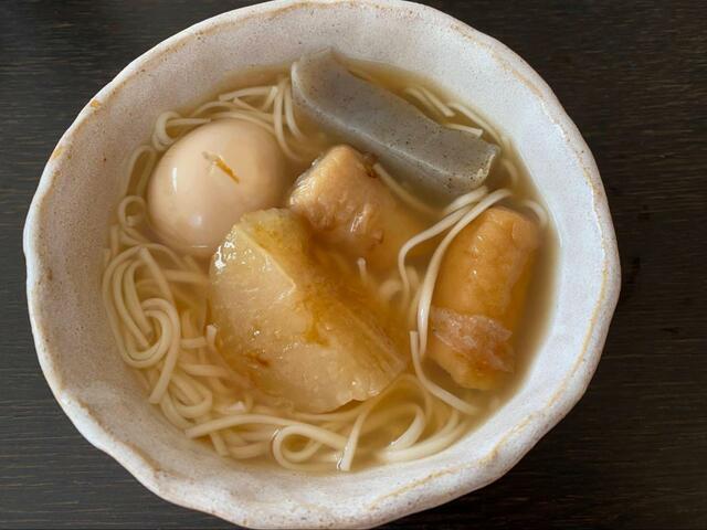 【ヤオコー おでん】〆は稲庭うどん！