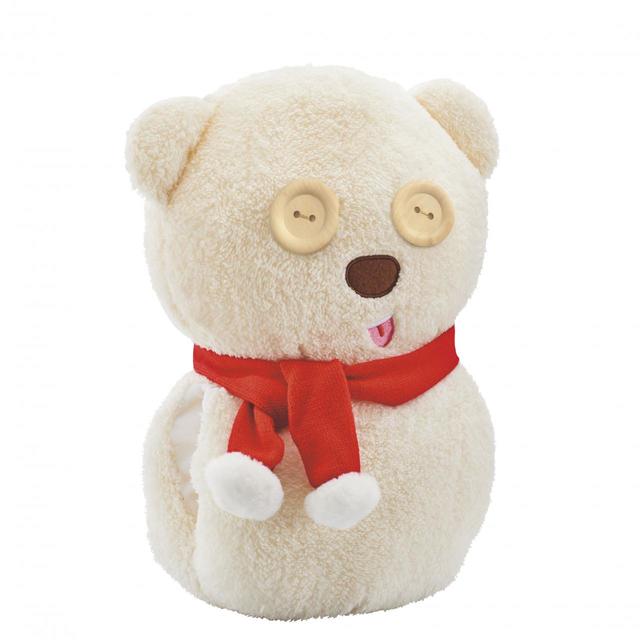 ハンドマフクッション：3,500 →手をさし込めばぬくぬく! ハンドウォーマーとしても使えるハンドマフクッション。おうち時間をかわいい雪だるまティムと楽しんでね。(11/1~発売開始)